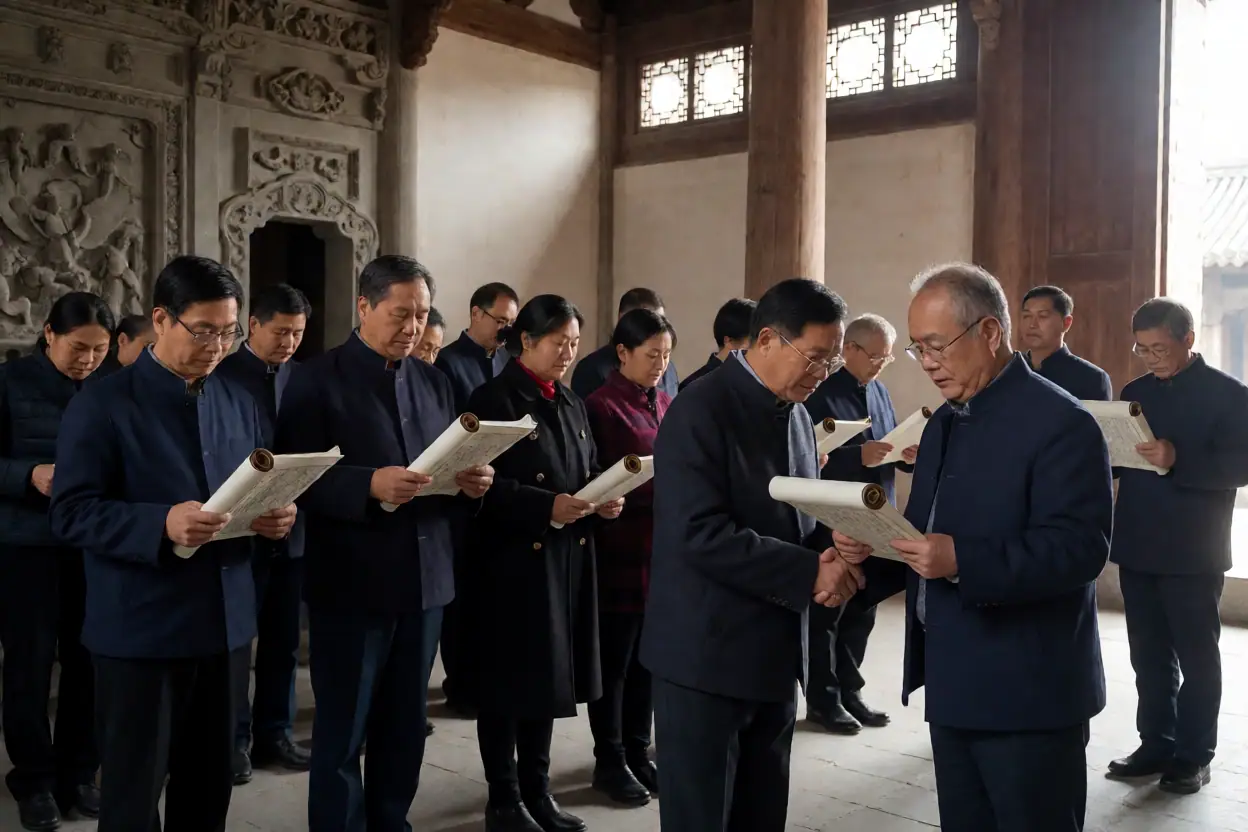 颍上祭管活动:宗亲联谊与管仲文化记忆 - 研究场景