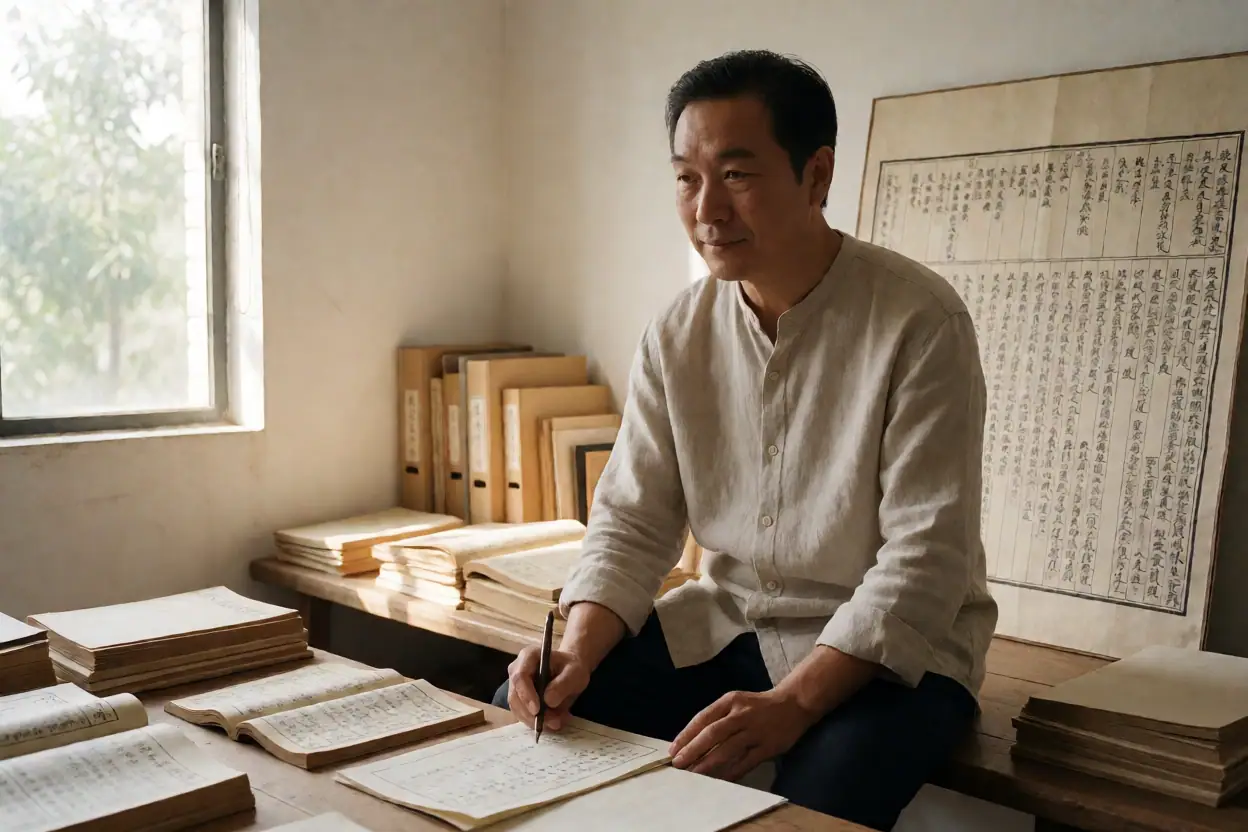 尔姓文学踪迹:从姓氏记忆到作品传承 - 研究场景