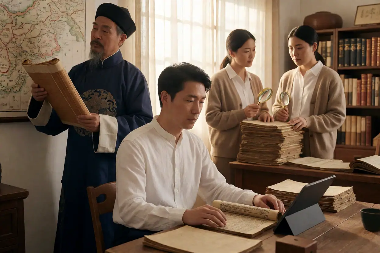 尔姓文学踪迹:从姓氏记忆到作品传承 - 主题封面