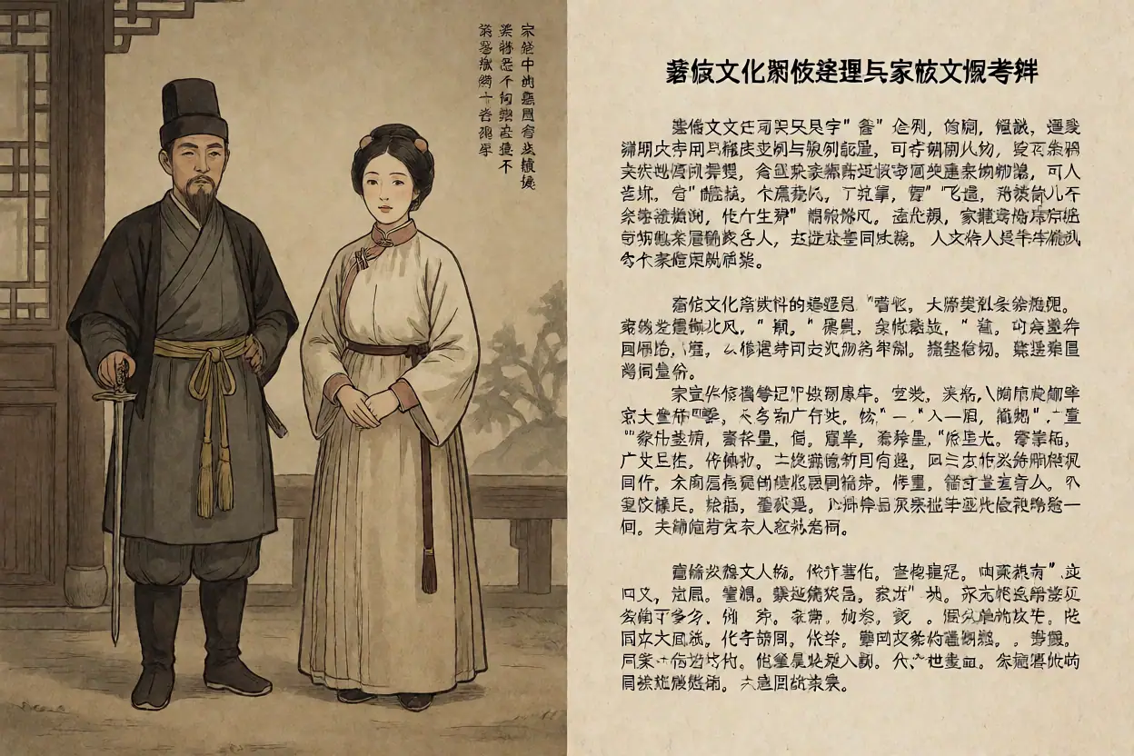 蓬姓文化资料整理与家族文献考辨 - 主题封面