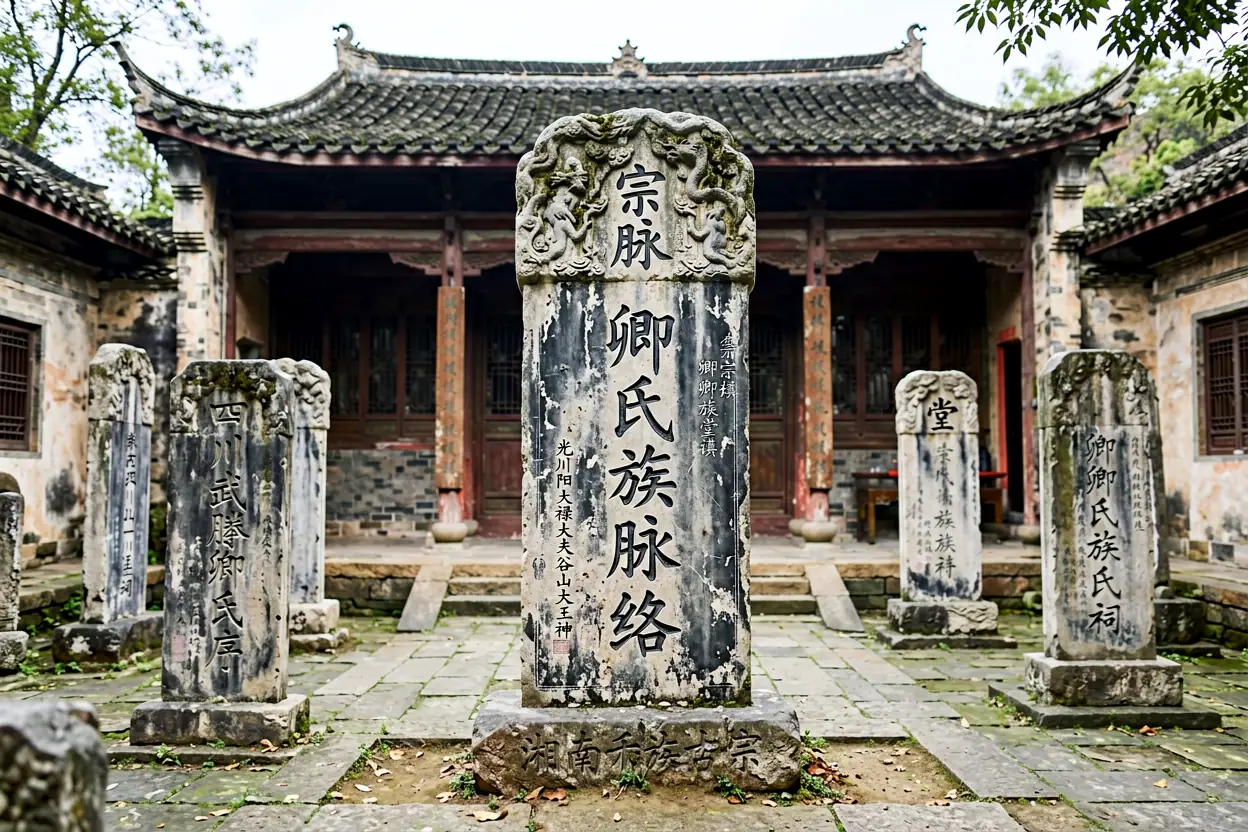 从祠堂、谱牒与乡土记忆看卿氏家族脉络 - 研究场景
